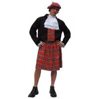 Carnaval verkleedkleding Schotse kilt kostuum - rok voor heren - Schotse ruit