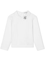 Dolce & Gabbana Kids blouse à logo imprimé - Blanc