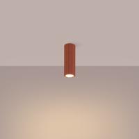 Plafondlamp KARBON 20 rood oker