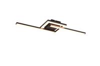 Trio Zwarte plafondlampViale design - R67303132