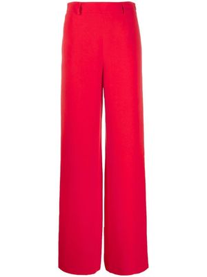 Valentino Garavani pantalon ample à taille haute - Rouge
