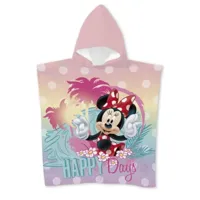 Minnie Mouse poncho happy days 55 x 110 cm - polyester
