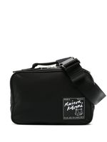 Maison Kitsuné sac banane à patch logo - Noir