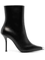 Alexander McQueen bottines 105 mm à bout contrastant - Noir - thumbnail