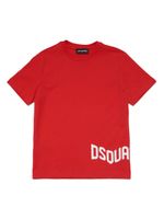 DSQUARED2 KIDS t-shirt en coton à logo imprimé - Rouge - thumbnail