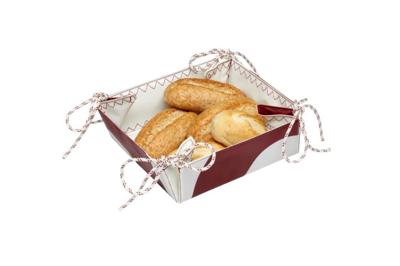 Trend Marine Zeildoek Broodmand Bread Basket Rood Default