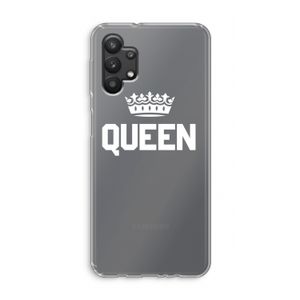 Queen zwart: Samsung Galaxy A32 5G Transparant Hoesje