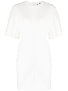 Alexander Wang robe courte à design drapé - Blanc