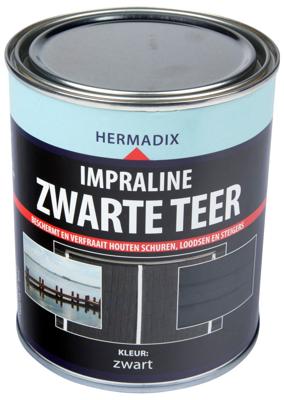 Impraline zwarte teer 750 ml - Hermadix