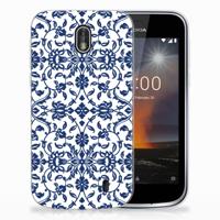 Nokia 1 | TPU Case | Flower Blue