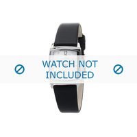 Horlogeband Skagen 691SSLS Leder Zwart 17mm - thumbnail