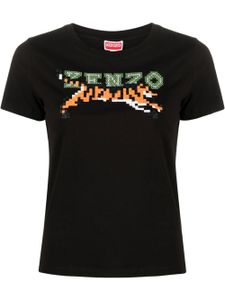 Kenzo t-shirt à broderies - Noir