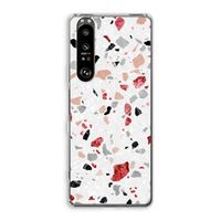 Terrazzo N°12: Sony Xperia 1 III Transparant Hoesje