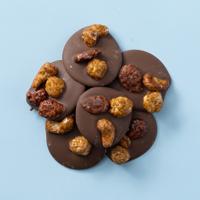Chocolade flikken gekarameliseerde noten 200 gram