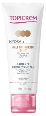 Topicrem Face Care Dagcrème Hydra+ Radiance Progressive Tan 40ml