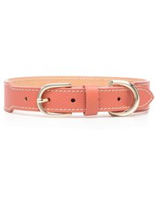 Sporty & Rich collier pour animaux en cuir - Rose