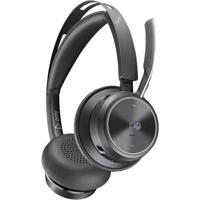 HP Poly Voyager Focus 2 On Ear headset Computer Bluetooth Stereo Zwart Noise Cancelling Headset