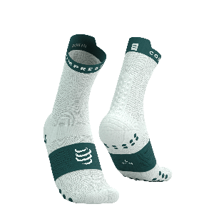 Compressport Pro racing socks v4.0 run high - WIT - Unisex