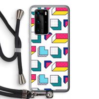 8-bit N°7: Huawei P40 Pro Transparant Hoesje met koord