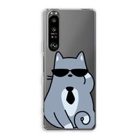 Cool cat: Sony Xperia 1 III Transparant Hoesje