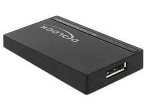 DeLOCK 62581 USB grafische adapter 3840 x 2160 Pixels Zwart