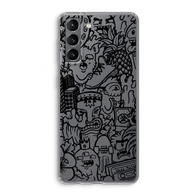 Vexx Black Mixtape: Samsung Galaxy S21 Transparant Hoesje
