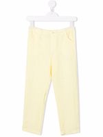 Siola pantalon droit en lin - Jaune