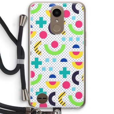 8-bit N°1: LG K10 (2017) Transparant Hoesje met koord