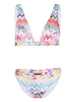 Missoni bikini tissé à motif zigzag - Blanc - thumbnail