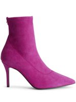 Giuseppe Zanotti bottines Mirea 90 mm en cuir - Violet - thumbnail