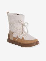 Baskets voor meisjes, synthetisch, gevoerd, veterboots en met rits kameel Baskets voor meisjes, synthetisch, gevoerd, veterboots en met rits kameel