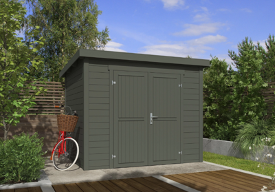 Blokhut Mila 250x200 Green Grey - Outdoor life