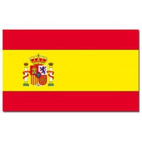 Gevelvlag/vlaggenmast vlag Spanje 90 x 150 cm   -