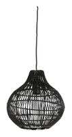 Light & Living Hanglamp Pacino Rotan - Zwart