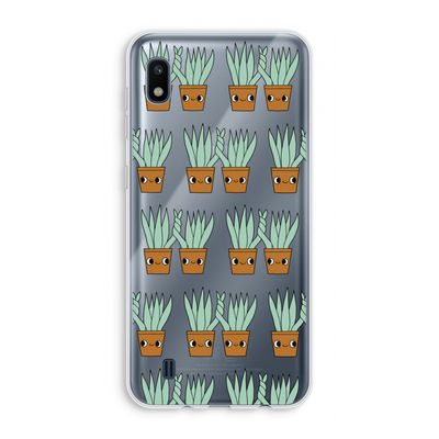 Sansevieria: Samsung Galaxy A10 Transparant Hoesje