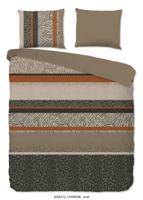 Good Morning Dekbedovertrek "dierenprint strepen" - Multi - (200x200/220 cm) - Katoen