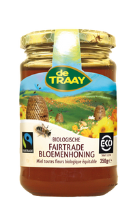 De Traay Biologische Fairtrade Bloemenhoning