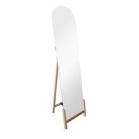 Lange spiegel Home ESPRIT Natuurlijk Kristal Pijnboom 40 x 10 x 160 cm