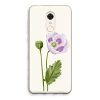 Purple poppy: Xiaomi Redmi 5 Transparant Hoesje