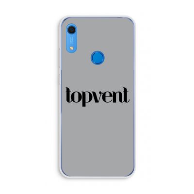 Topvent Grijs Zwart: Huawei Y6s Transparant Hoesje