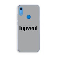 Topvent Grijs Zwart: Huawei Y6s Transparant Hoesje