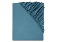 LIVARNO home Satijnen hoeslaken 90-100 x 200 cm (Blauw)