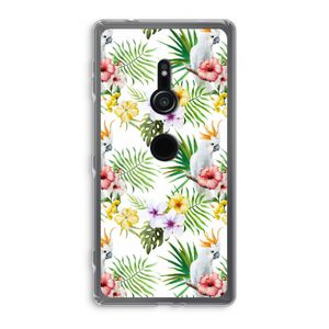Gele kuif: Sony Xperia XZ2 Transparant Hoesje