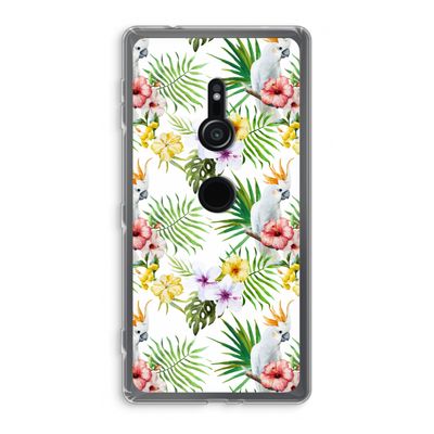 Gele kuif: Sony Xperia XZ2 Transparant Hoesje