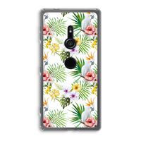 Gele kuif: Sony Xperia XZ2 Transparant Hoesje