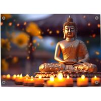 Tuinposter Boeddha 10 - Pillow Buddies