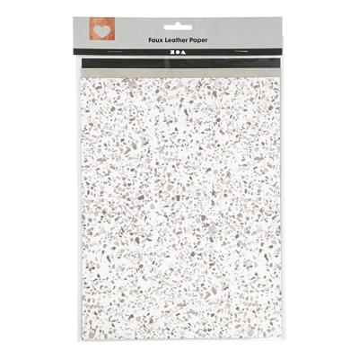 Creativ Company Faux leather papier divers, 3 vellen