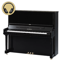 Yamaha SE132 SH3 PE messing silent piano (zwart hoogglans) - thumbnail