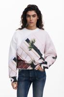 Bedrukte sweatshirt - MATERIAL FINISHES - L