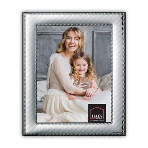 HAES DECO – Verzilverde Fotolijst Ancona voor een foto van 10x15 cm – VP10515